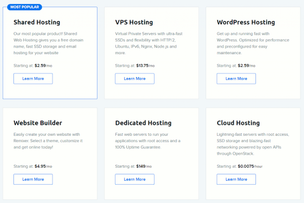 Dreamhost hosting plans all Dreamhost hosting plans all