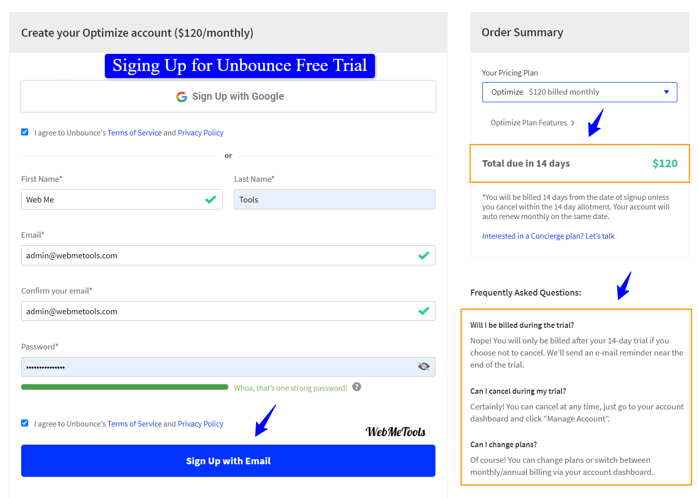 Unbounce Free Trial Sign Up Unbounce Free Trial Account Sign Up