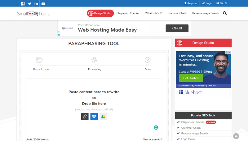 SmallSEOTools-Paraphrasing-Tool