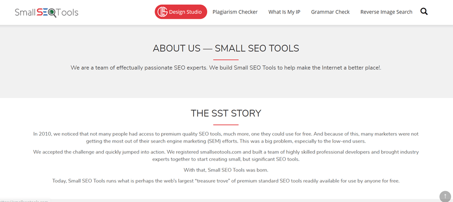smallseotools Design Studio
