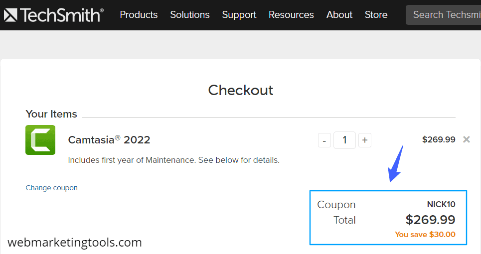 Camtasia TechSmith Checkout with Coupon NICK10 Camtasia TechSmith Checkout with Coupon NICK10