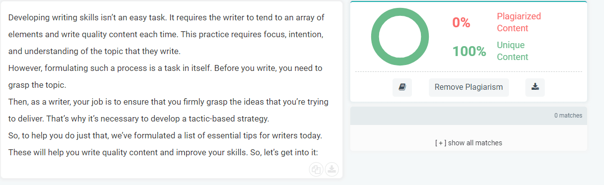 Check for plagiarism Check for Plagiarism