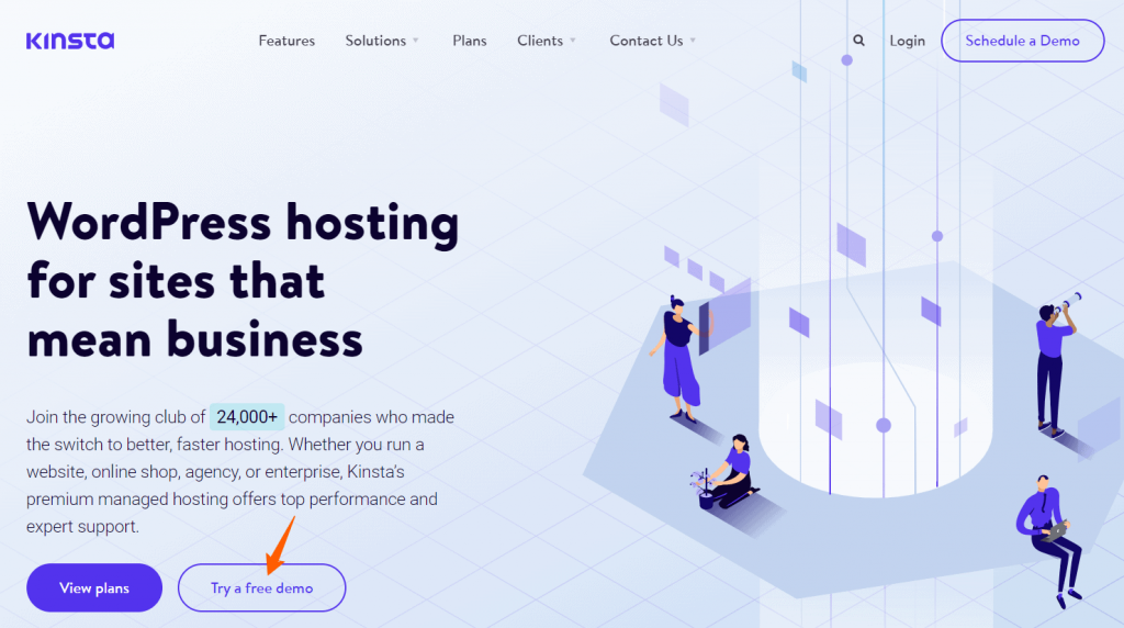 Kinsta Managed WordPress Hosting Home Page Kinsta Managed WordPress Hosting Home Page