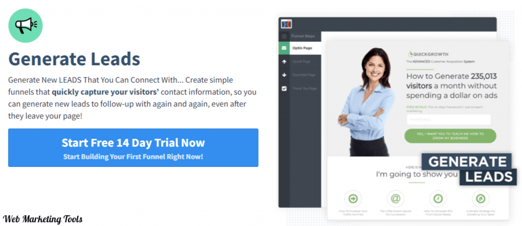 ClickFunnels Generte Leads ClickFunnels Free Trial