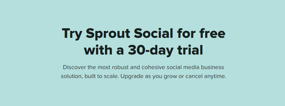 Sprout Social Free Trial Sprout Social Free Trial
