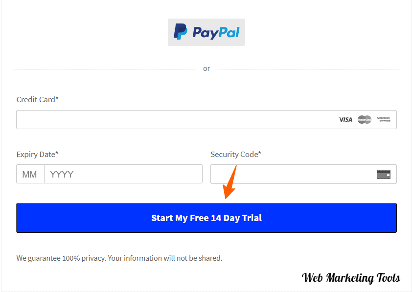 Unbounce Billing Step Unbounce Billing Step