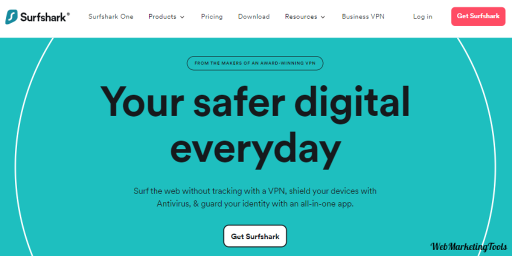 Surfshark Hompage Surfshark-Homepage