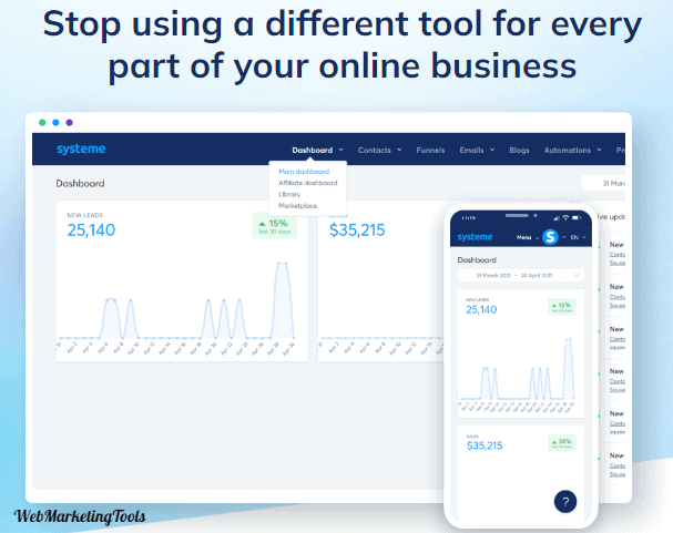 Systeme io all in one tool solution 1 Systeme-io-all in one tool solution