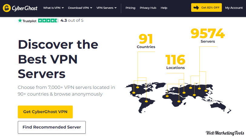 VPN Servers in CyberGhost VPN 1 VPN-Servers-in-CyberGhost-VPN