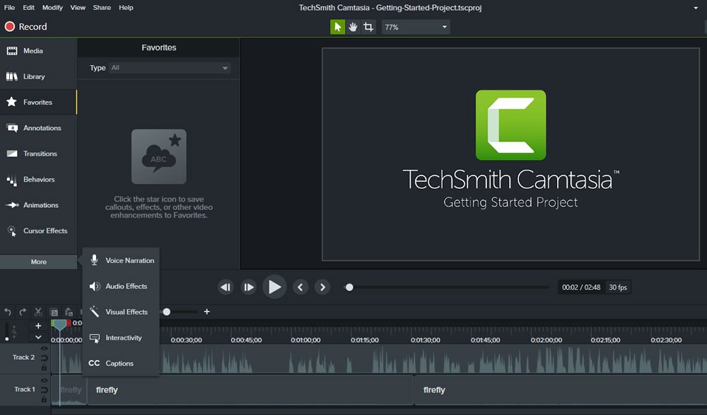 Camtasia Features Camtasia-Features