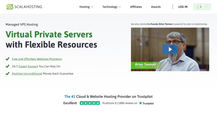 ScalaHosting Homepage ScalaHosting Homepage