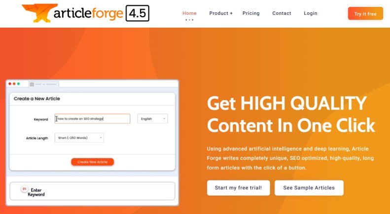 Article forge Website Article Forge Website
