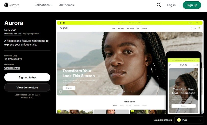 Aurora Theme Aurora Theme