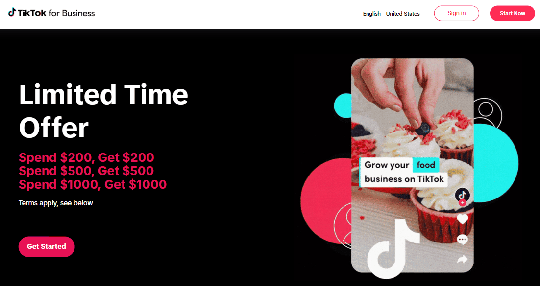 TikTok Ads 1500 Free Credit Offer TikTok Ads $1500 Free Credit Offer