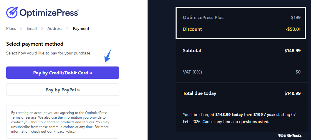 OptimizePress Checkout Payment Method OptimizePress Checkout Payment Method