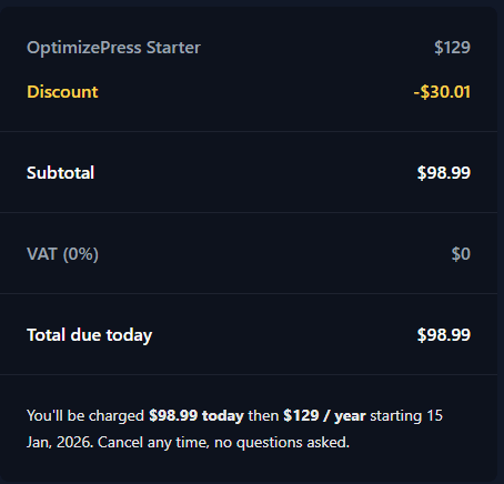 OptimizePress Checkout OptimizePress Checkout