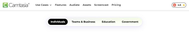 Camtasia Plans Camtasia Plans