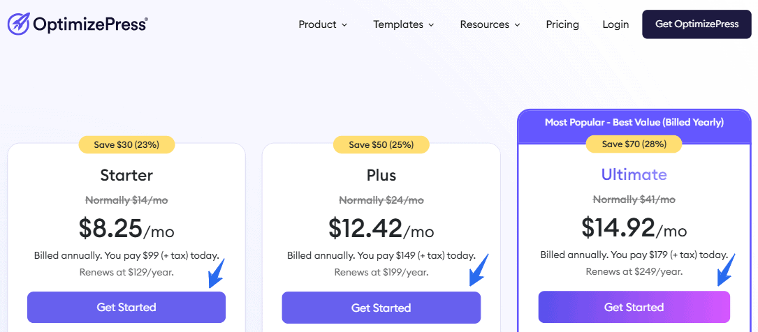 Optimizepress Pricing Plans Optimizepress Pricing Plans